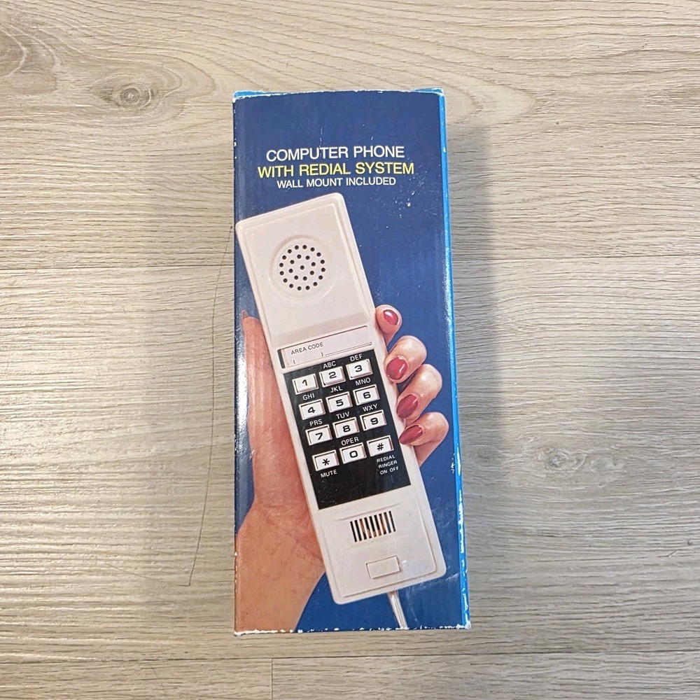 Computer Corded Phone With Redial System Wall Mount‎ Included